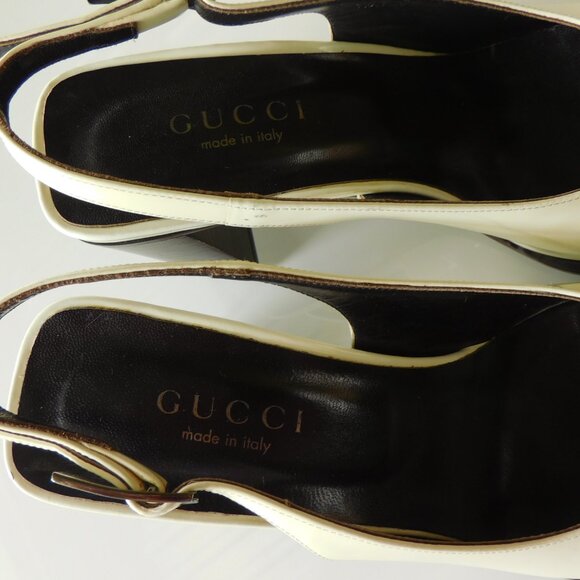 Gucci vintage sandals sz 8 Perfect condition - Picture 6 of 12